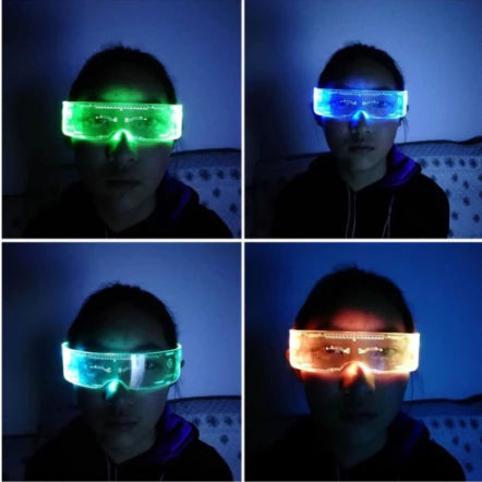 Óculos De Led Luminosos CyberPunk 2.0 Ref.:706